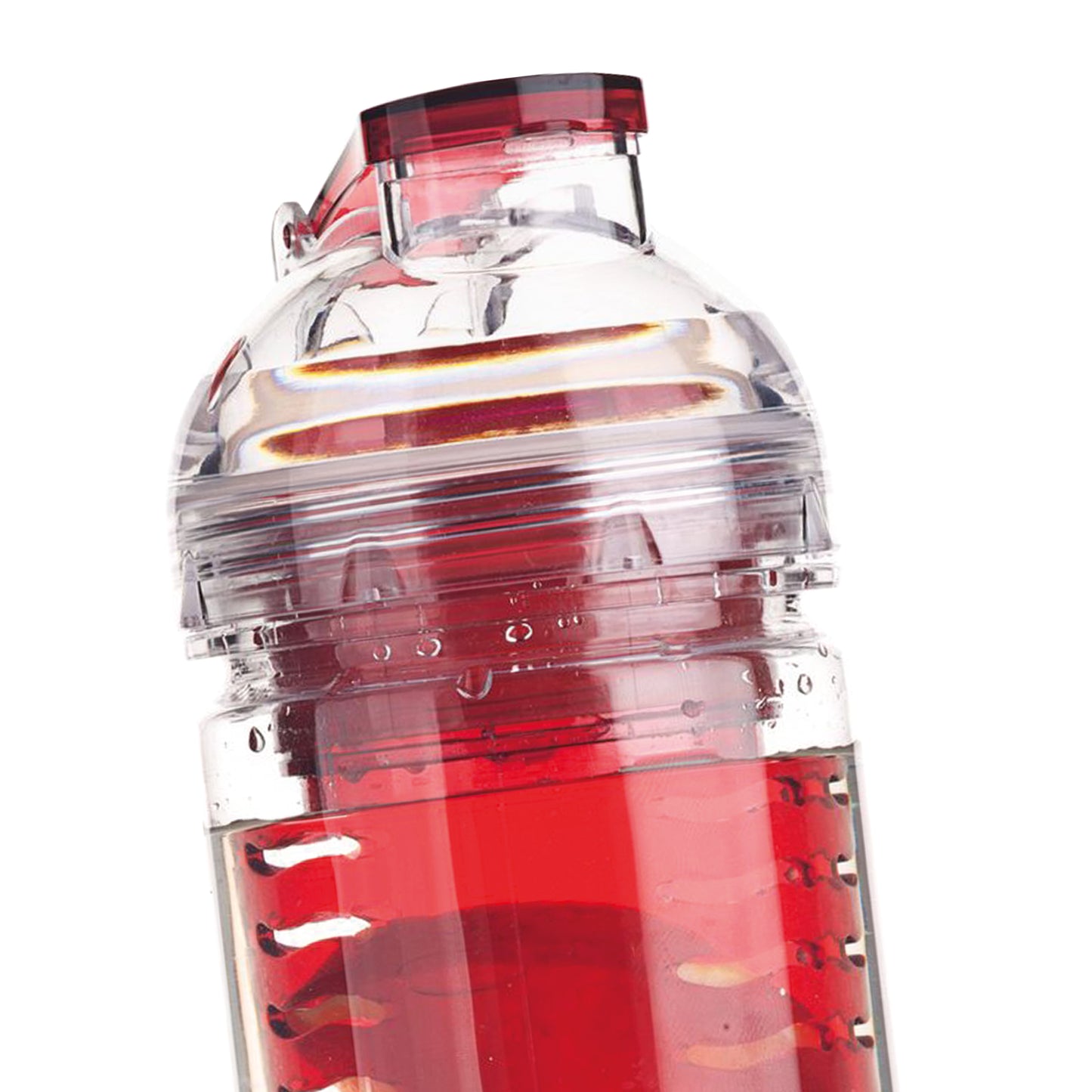 MELIANDA MA-7200 leichte 800 ml Trinkflasche Fruit Infuser Rot