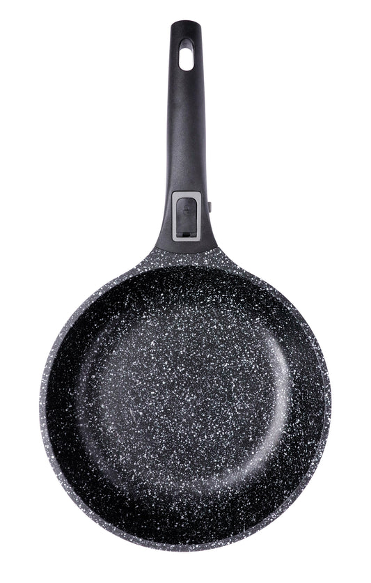 MELIANDA TW-5026 Flex Pfanne mit 26 cm Durchmesser  antihaft, Marmoroptik, Elektro, Glaskeramik, Gas, Induktion
