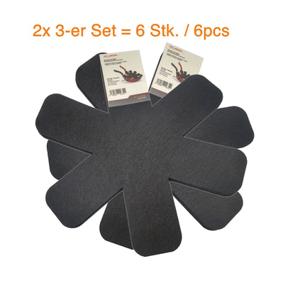 MELIANDA MA-90000 Pfannenschoner 6-teiliges Set